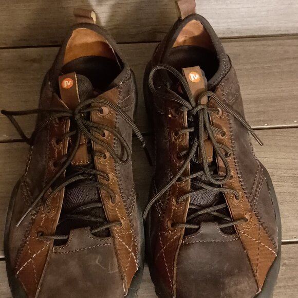 Merrell Performance Mens Hiking Shoes Size 9 J44403 Concord Leather Brown - Picture 4 of 16